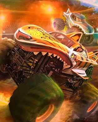 Hot Wheels Monster Trucks Live Glow-N-Fire San Francisco